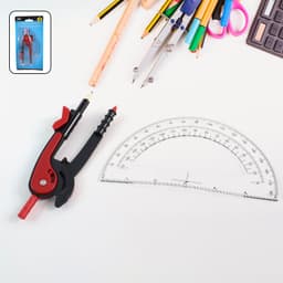 Adjustable Mechanical Compass Geometry Set 2 Pc