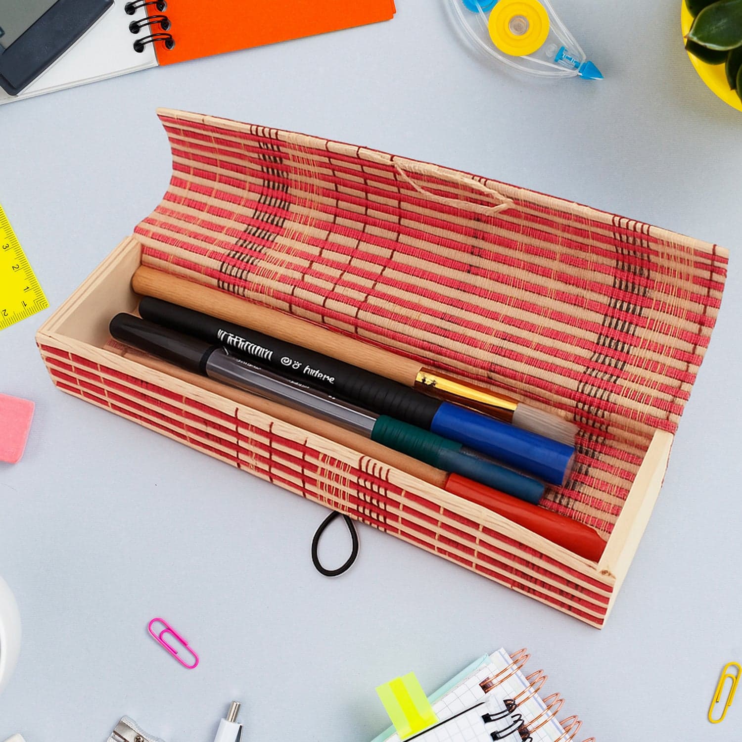 Multi Bamboo Storage Box 1Pc thumbnail 1
