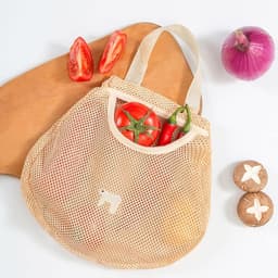 Reusable Mesh Grocery Bag With Handle 1 Pc