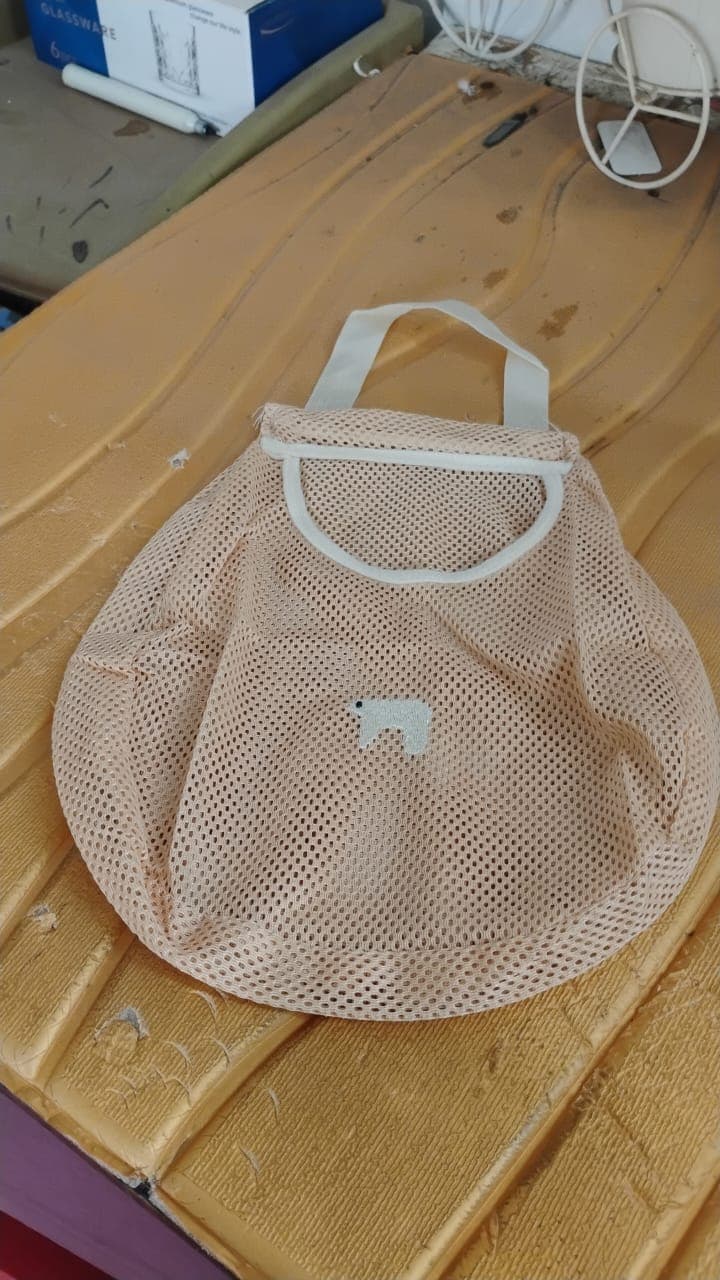 Reusable Mesh Grocery Bag With Handle 1 Pc thumbnail 7