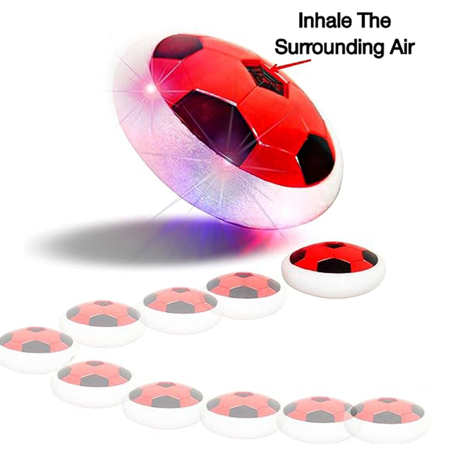 Hover Soccer Ball Toy With Foam Bumper thumbnail 6