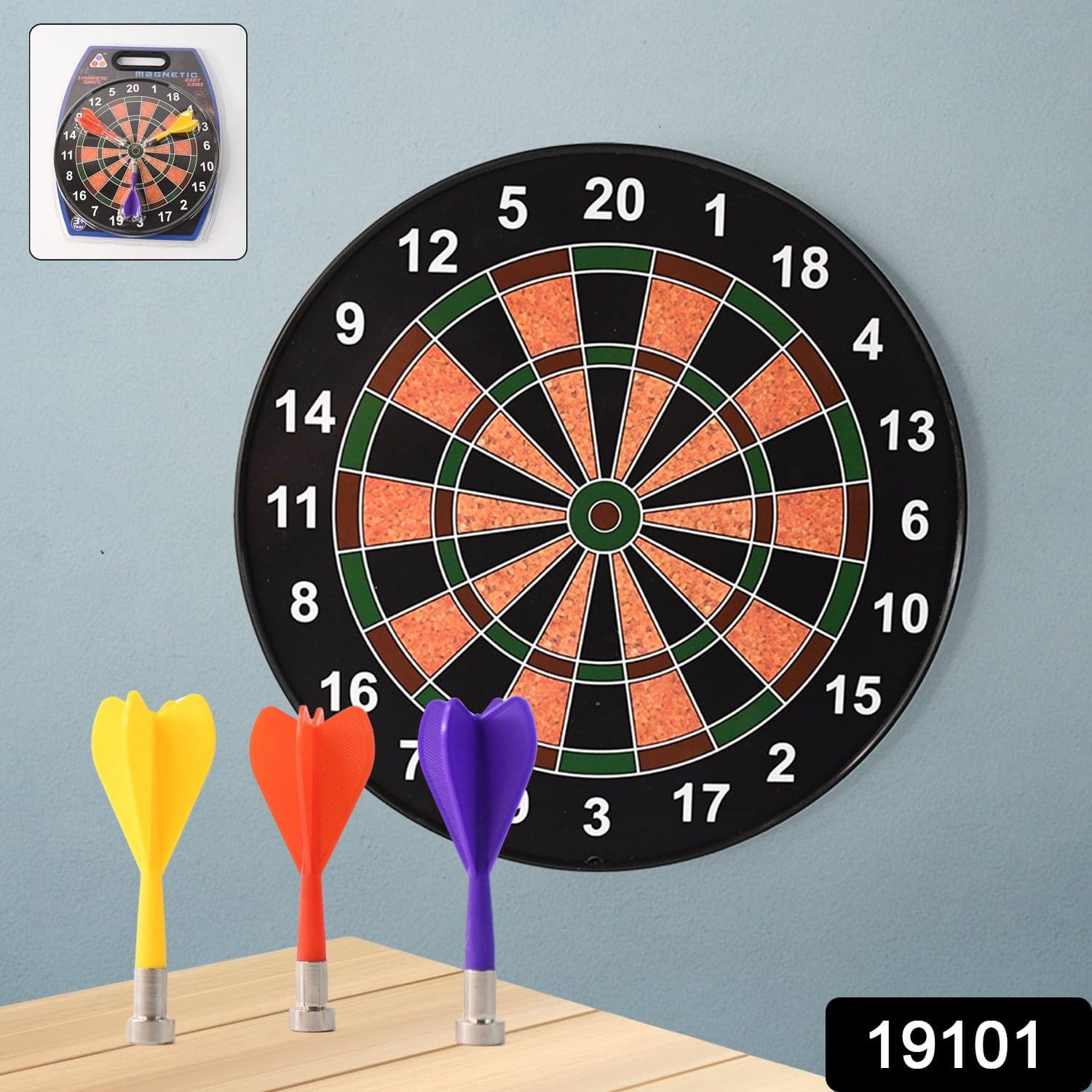 Classic Magnetic Dartboard Game Set thumbnail 2