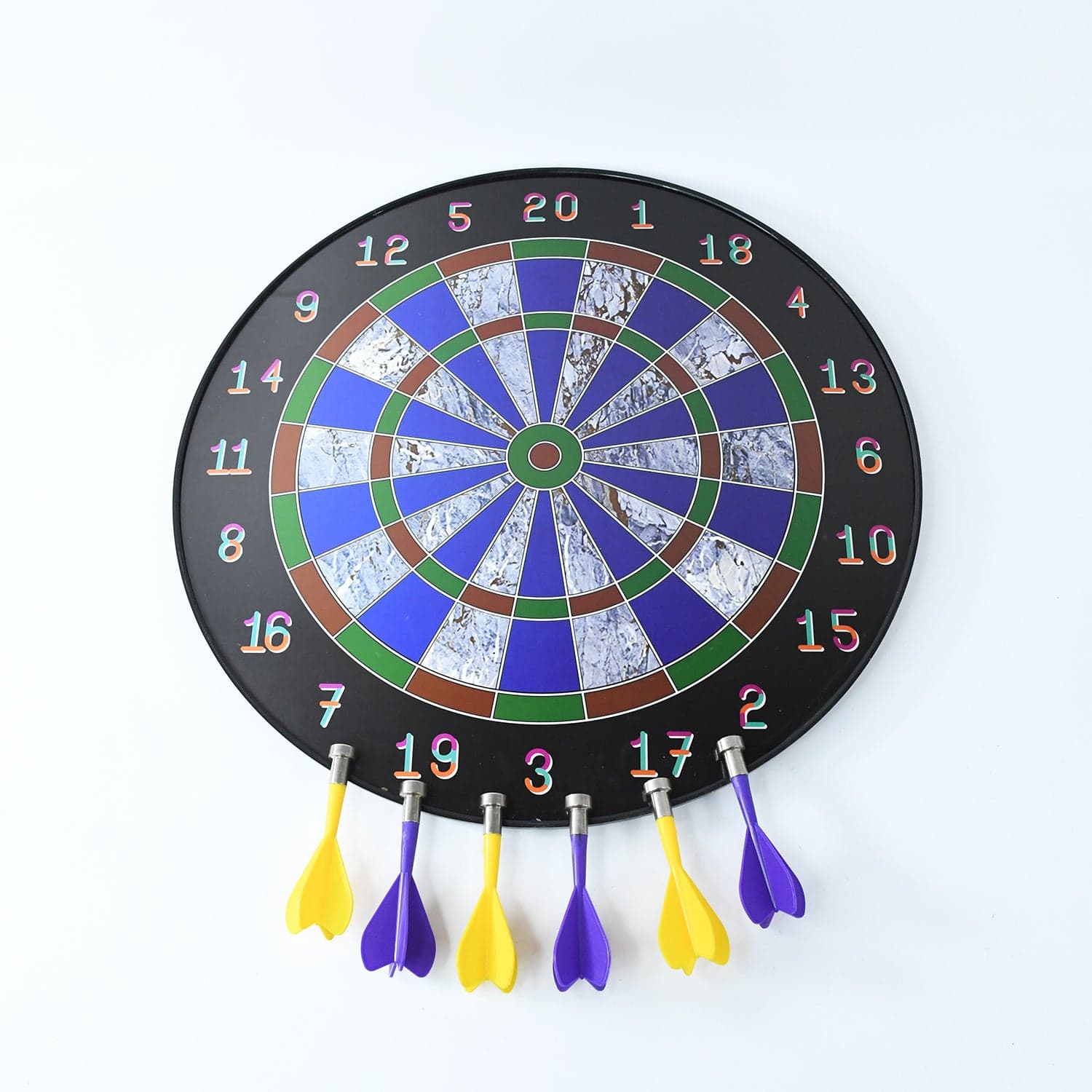 Magnetic Dart Board Game Set With 6 Soft Tip Darts thumbnail 5