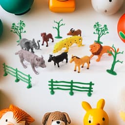 Animal Kingdom Plastic Toy Set For Kids 14 Pc