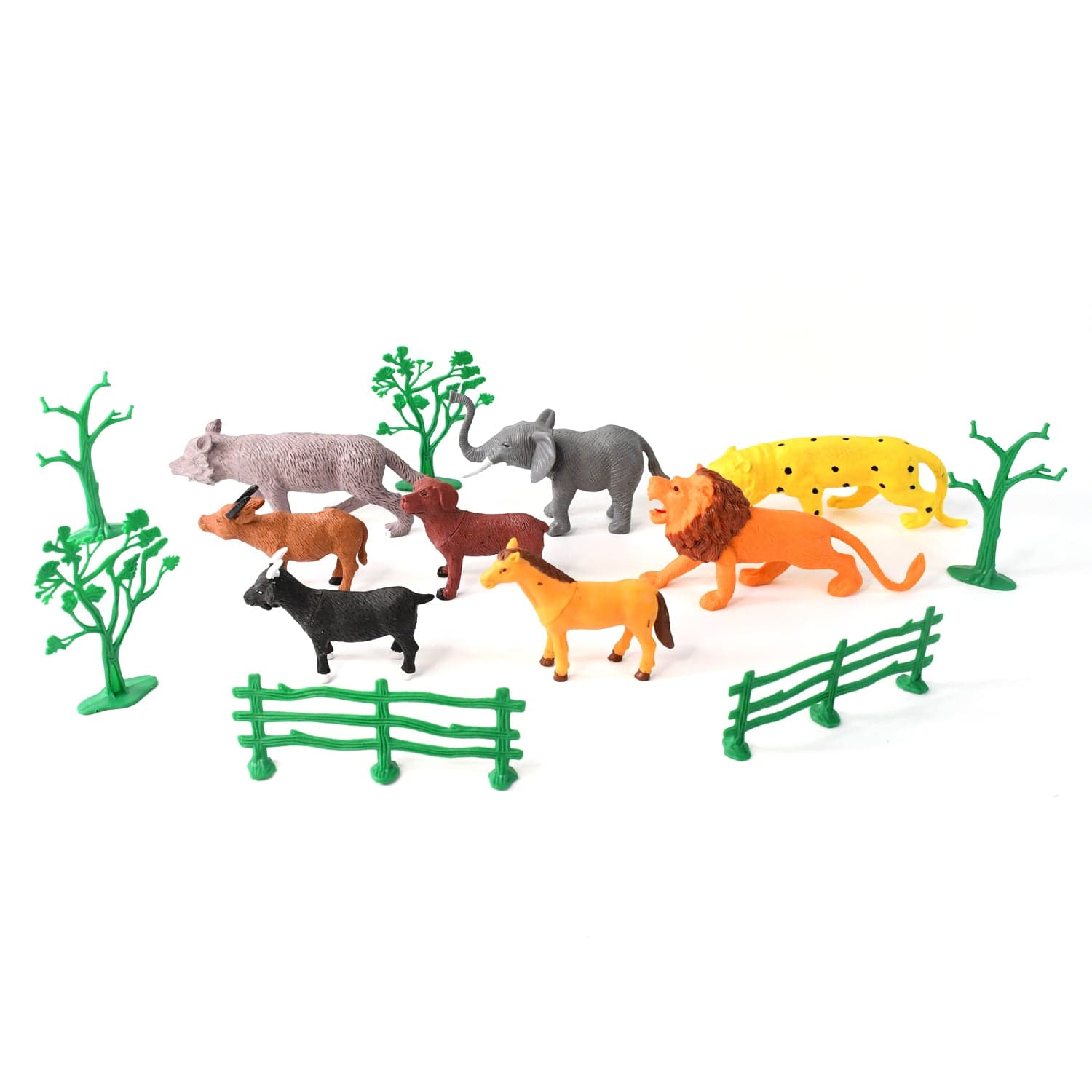 Animal Kingdom Plastic Toy Set For Kids 14 Pc thumbnail 5