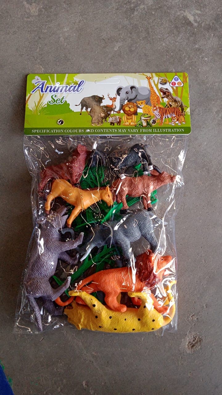 Animal Kingdom Plastic Toy Set For Kids 14 Pc thumbnail 7