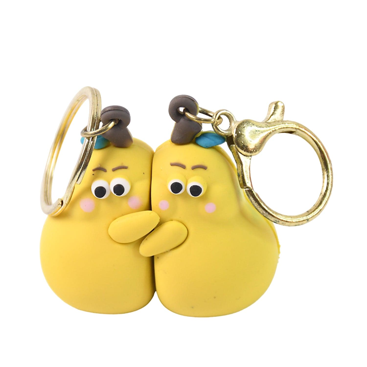 2 In 1 Cute Cartoon Couple Keychain thumbnail 5
