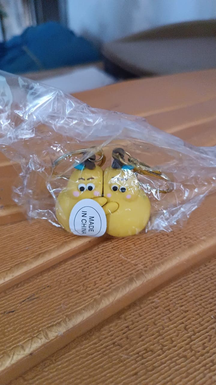 2 In 1 Cute Cartoon Couple Keychain thumbnail 10