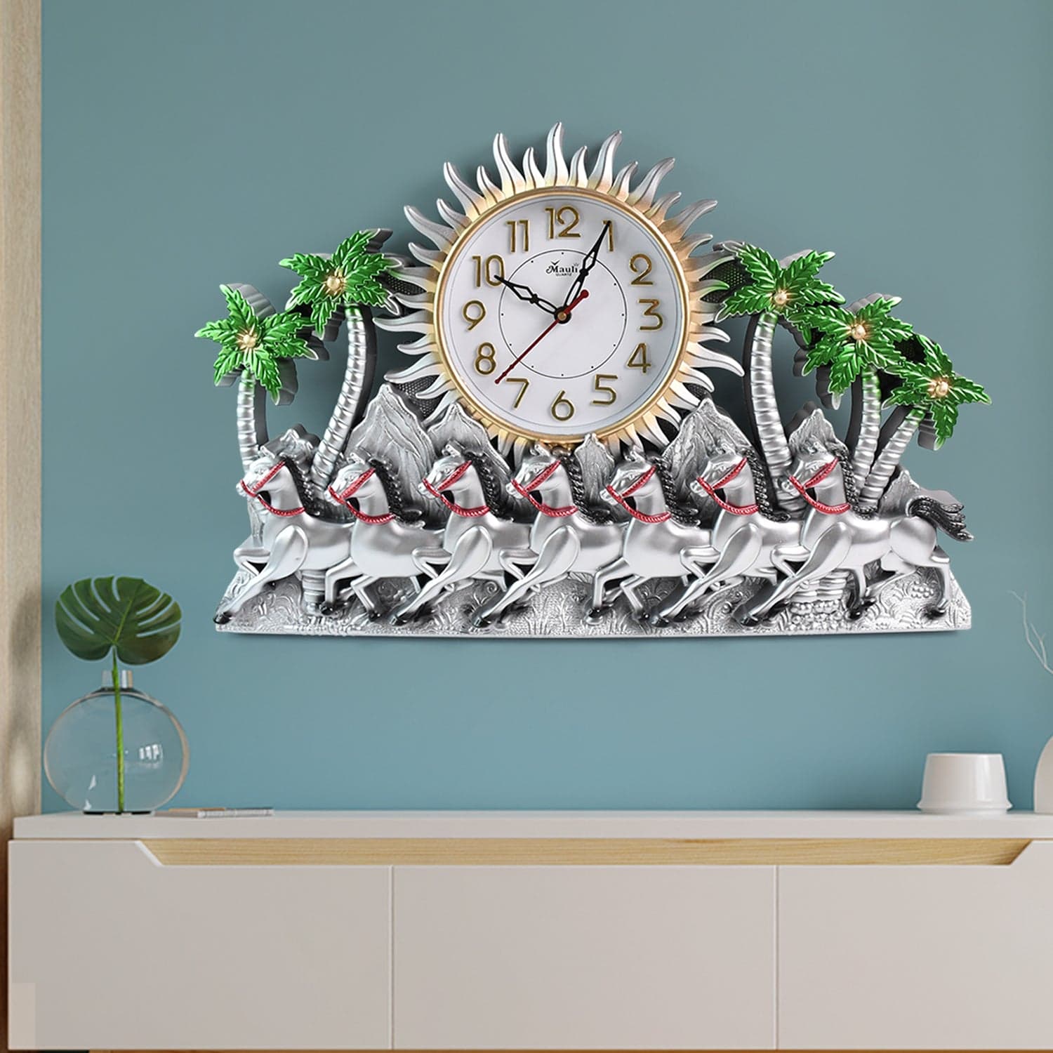 Premium Plastic Body Wall Clock 1 Pc thumbnail 3