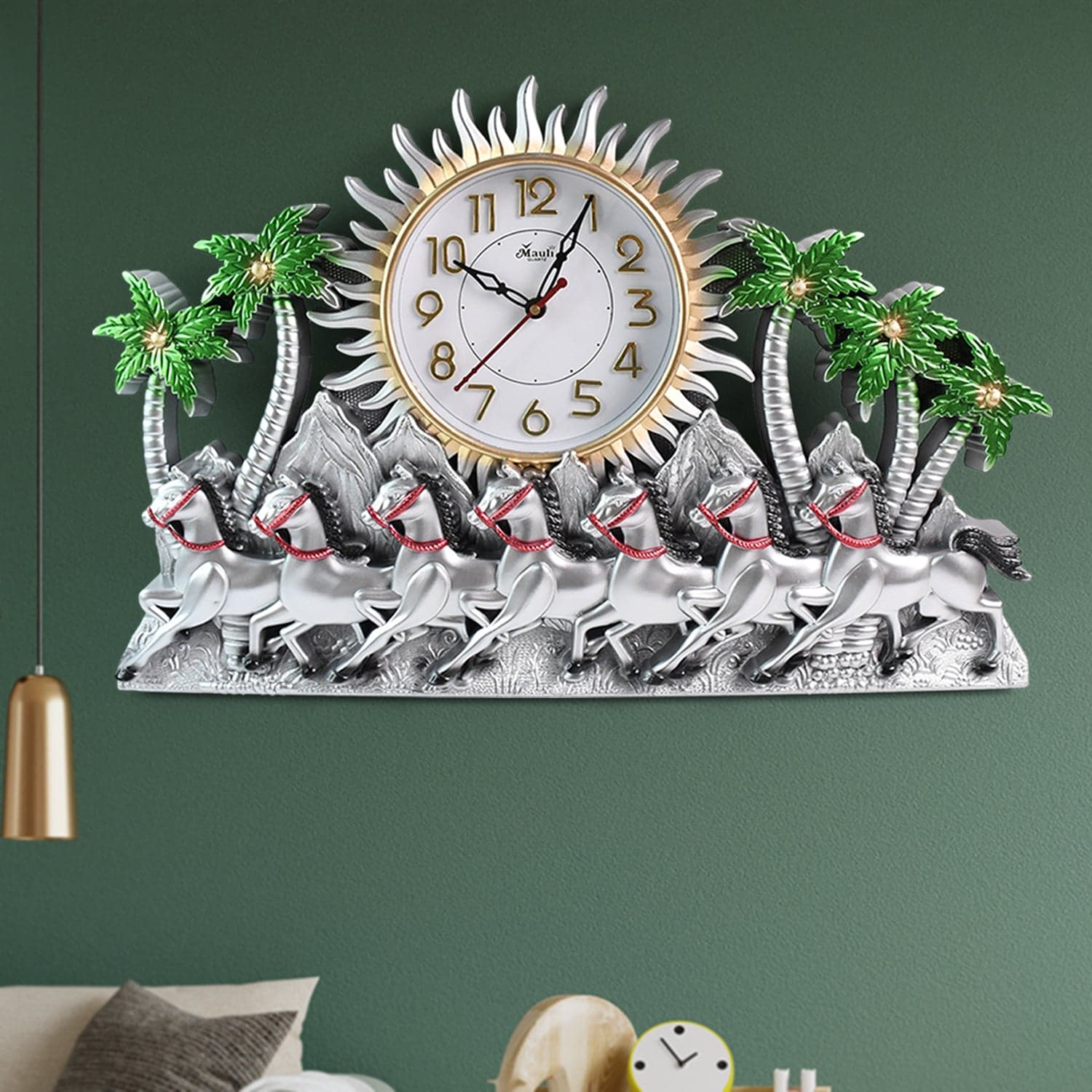 Premium Plastic Body Wall Clock 1 Pc thumbnail 4