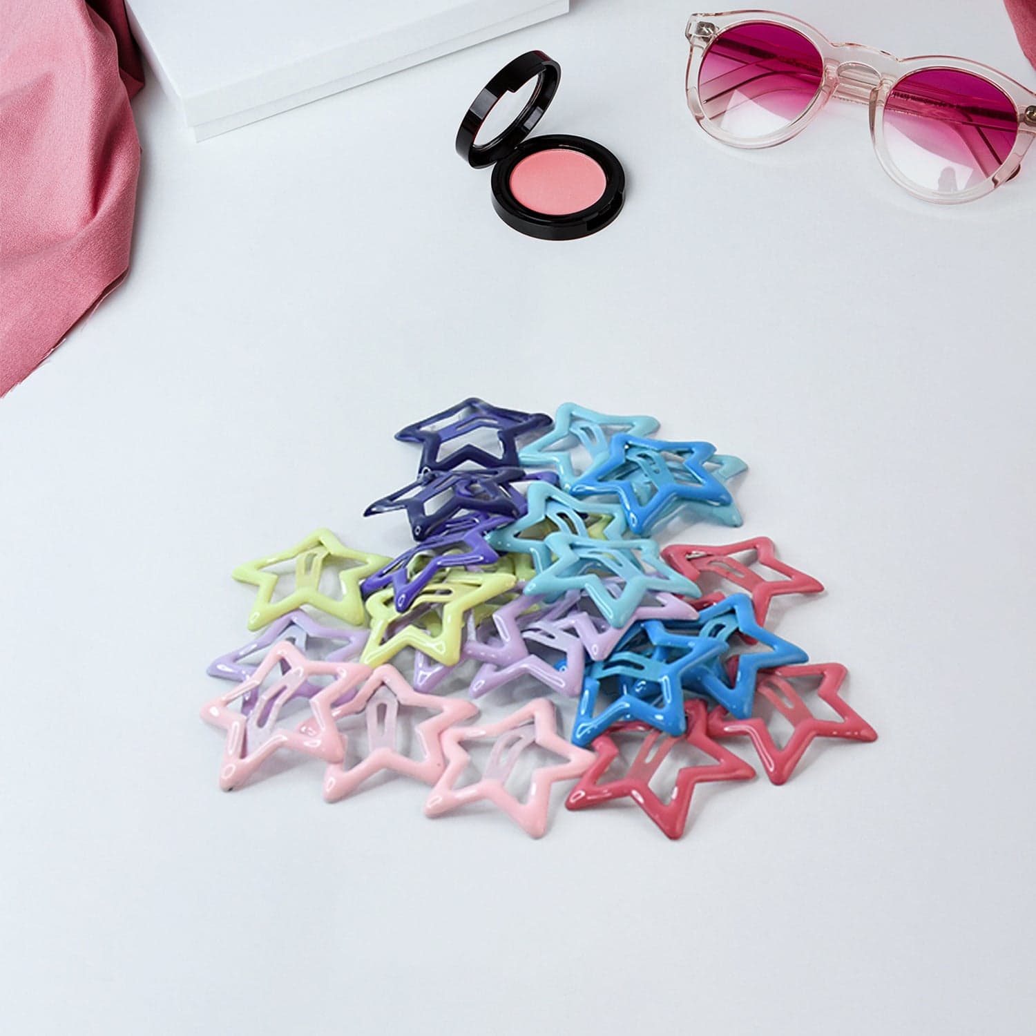 Metal Hair Clip Set For Girls 30 Pc thumbnail 3
