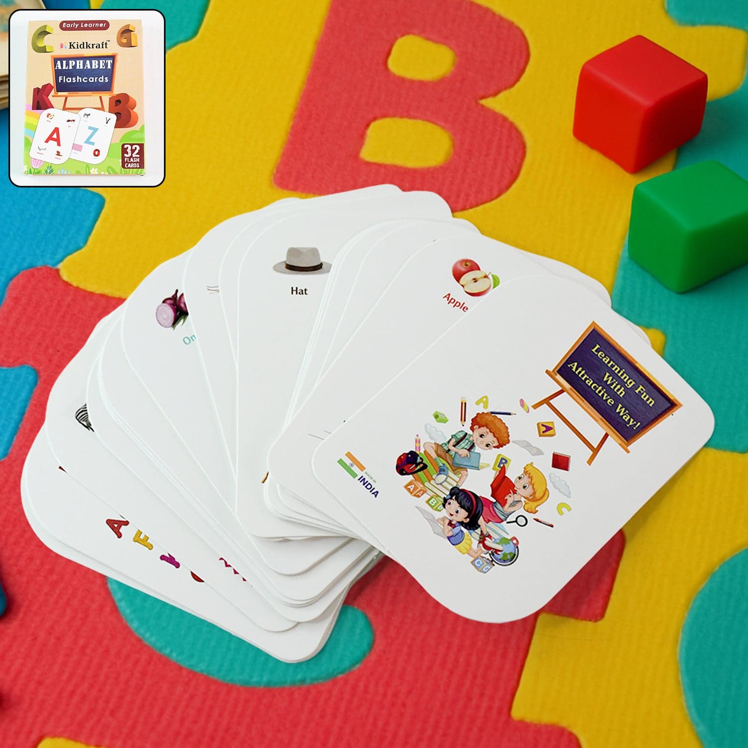 32Pc Alphabet Flashcard Set thumbnail 2