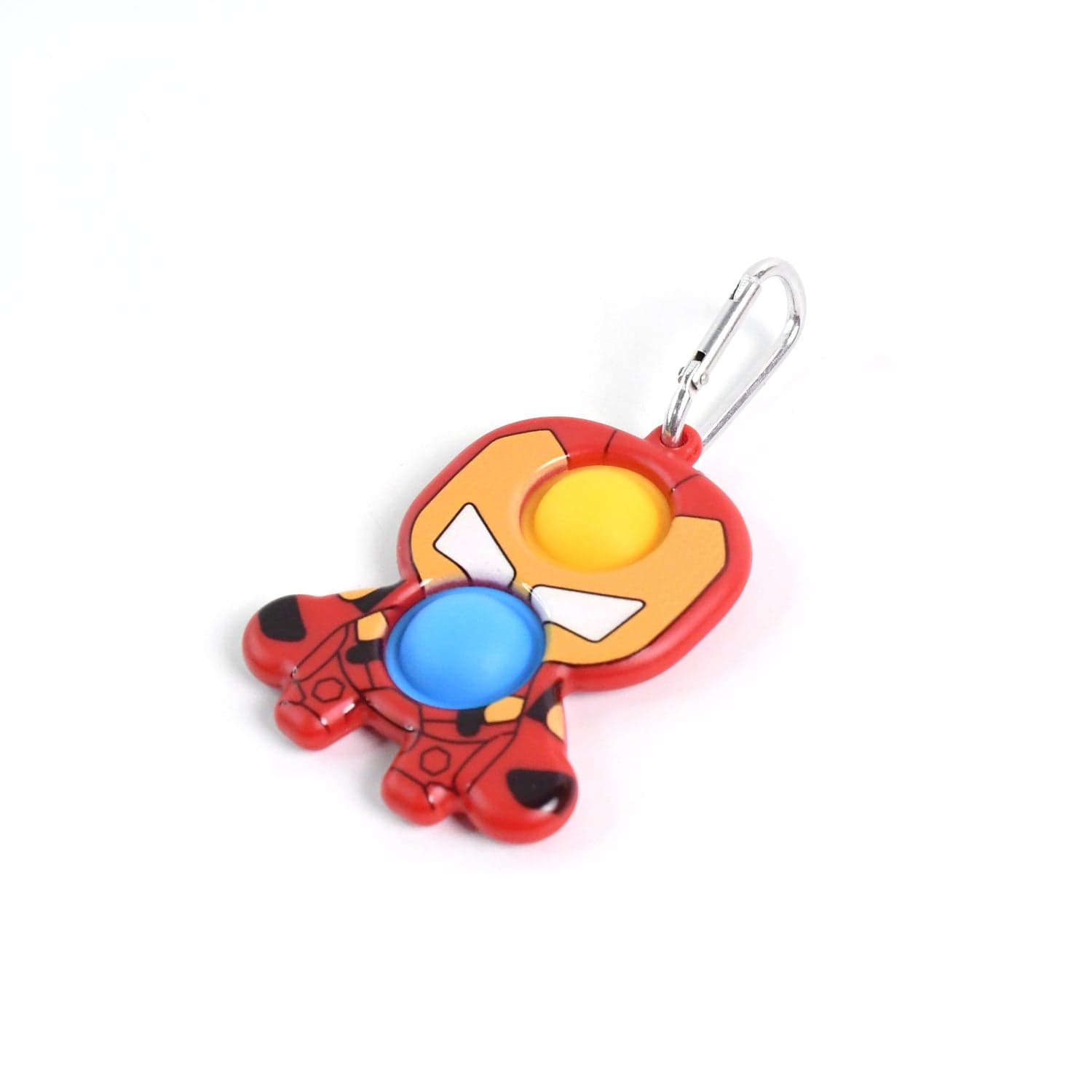 Themed Iron Man Shape Keychain Pop It Toy 1 Pc thumbnail 4