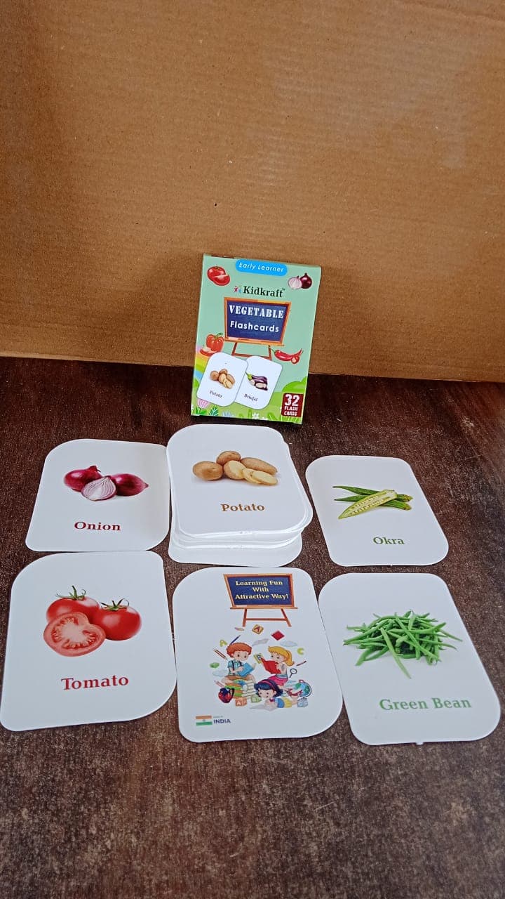 32Pc Vegetable Flashcard Set thumbnail 6