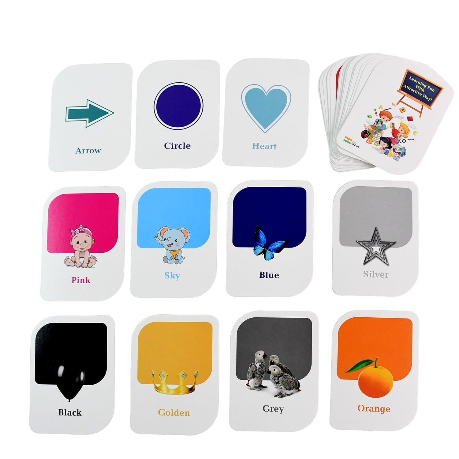 32Pc Color N Shape Flashcard Set thumbnail 4