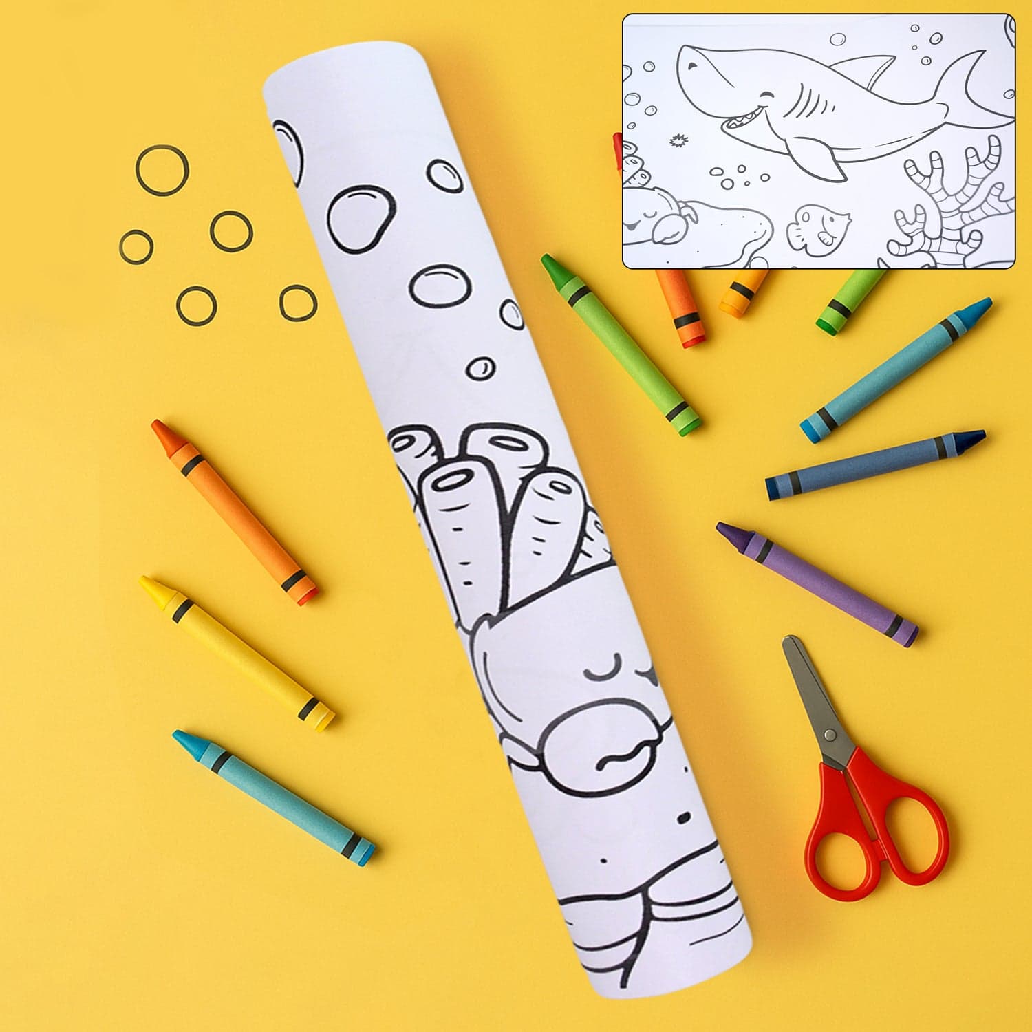 Fun And Educational Coloring Roll 1 Pc thumbnail 5