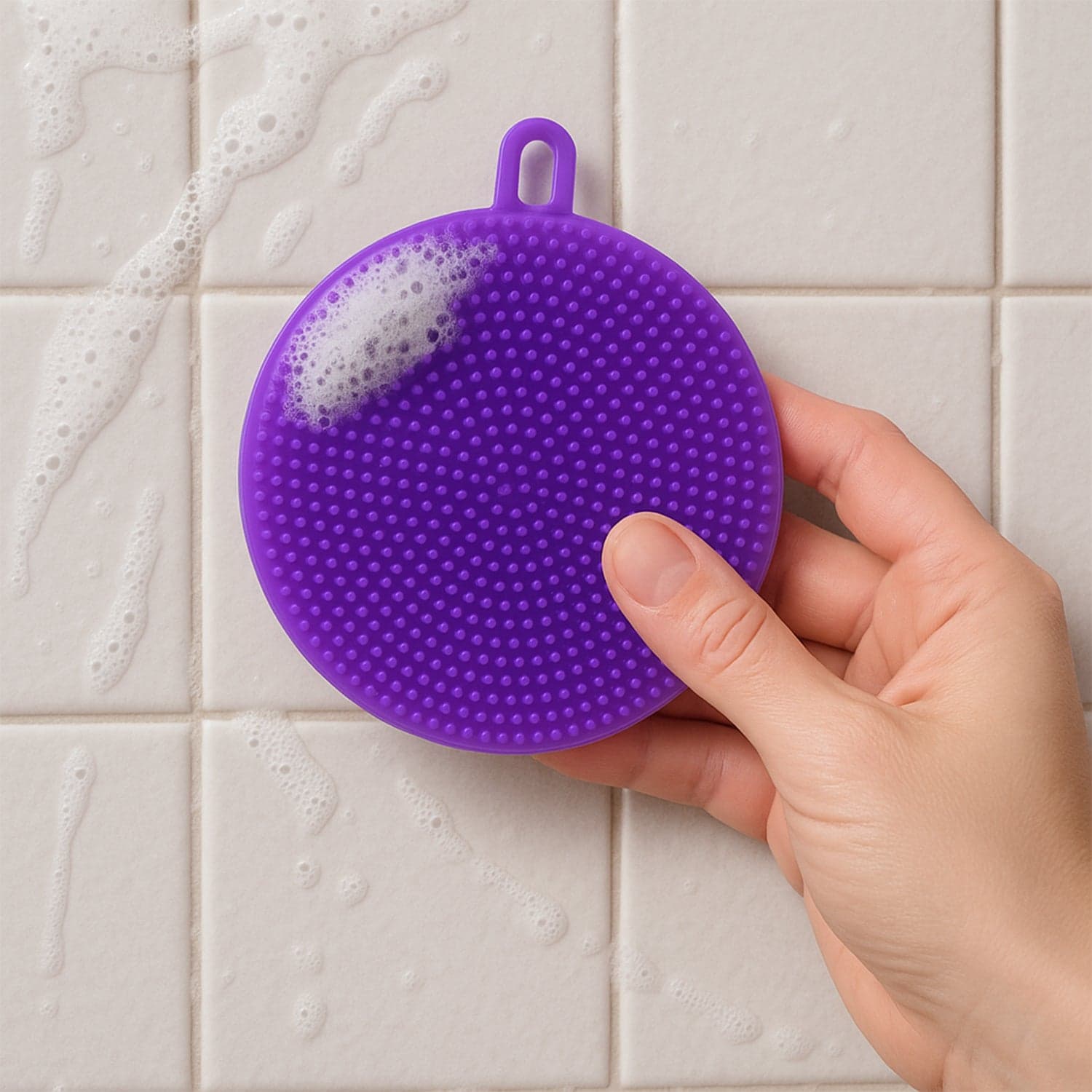 19168 Purple Silicone Dish Scrubber thumbnail 5