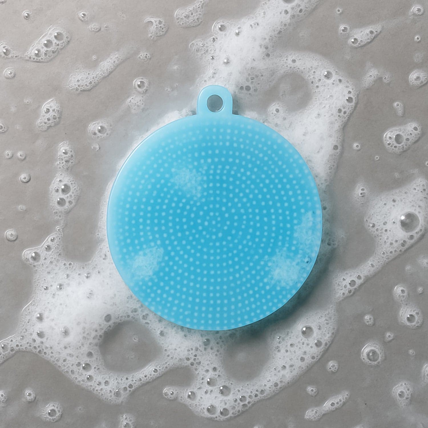 19170 Sky Blue Silicone Dish Scrubber thumbnail 3