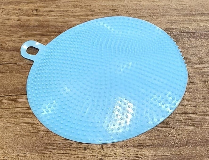 19170 Sky Blue Silicone Dish Scrubber thumbnail 6