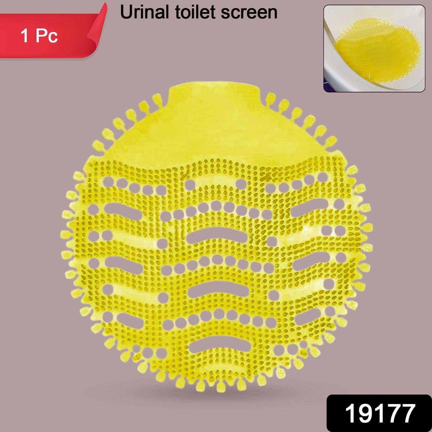 Urinal Screen Deodorizer Mat 1 Pc thumbnail 1