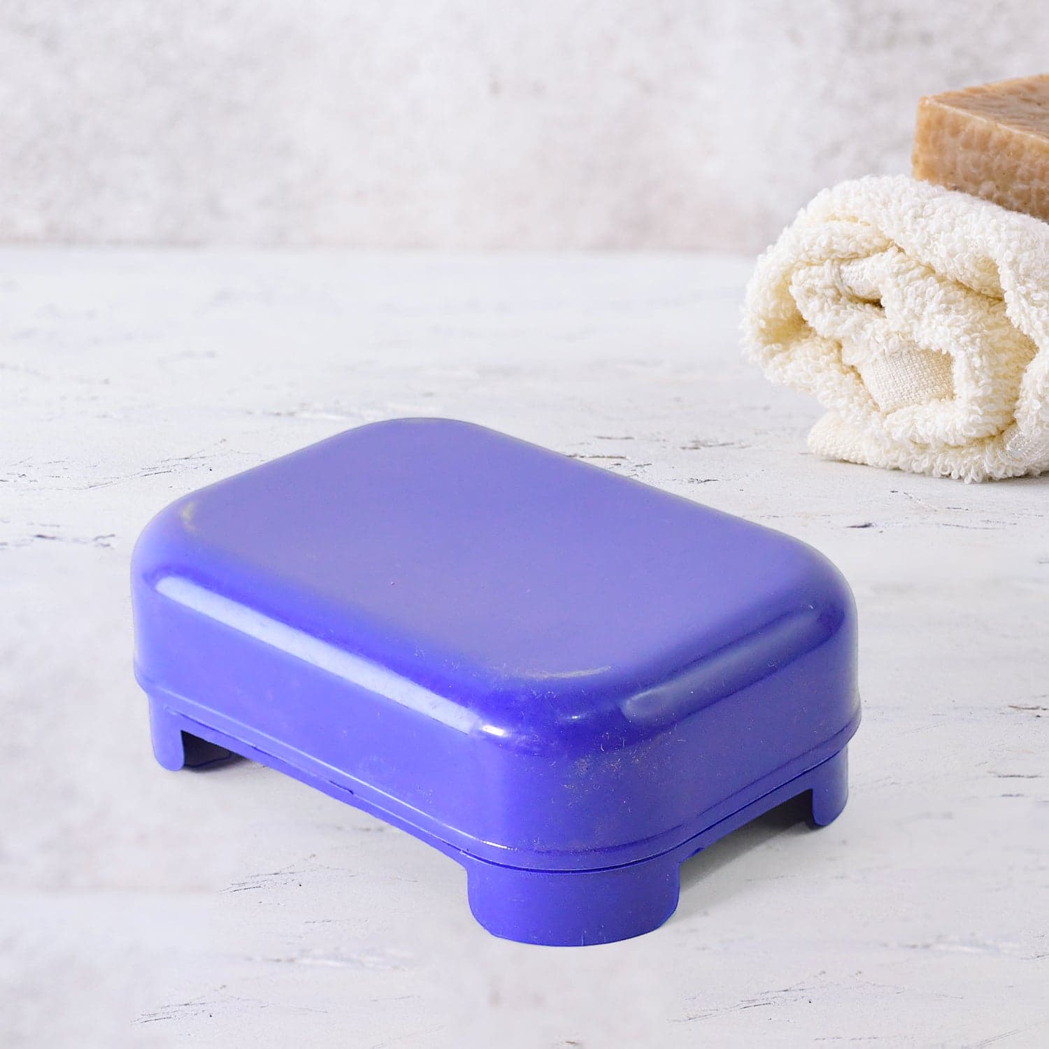 19179 Blue Plastic Soap Case 1Pc thumbnail 3