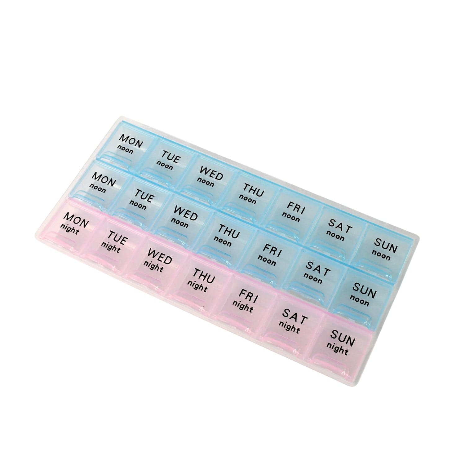 Weekly Pill Organizer Box With 21 Compartments thumbnail 4