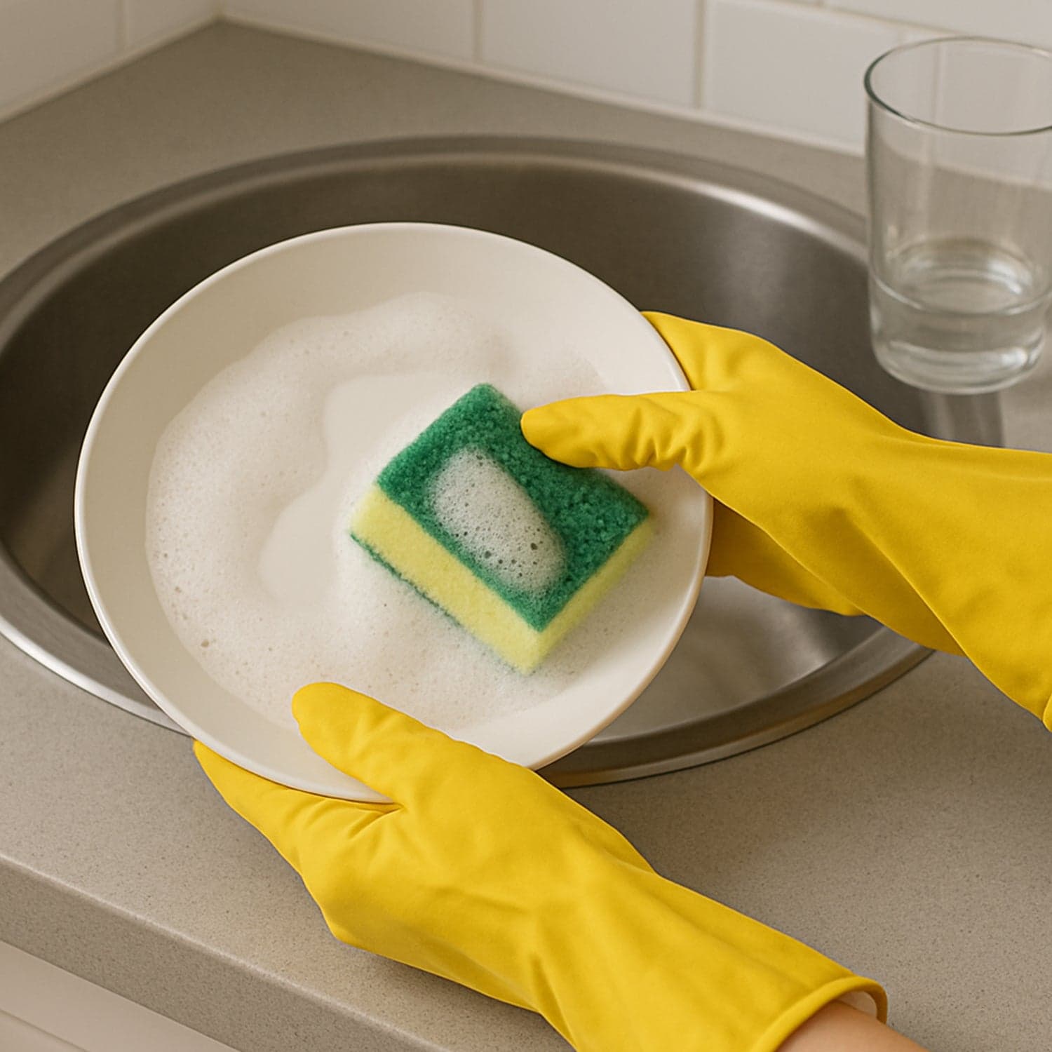 Premium Latex Household Cleaning Gloves 1 Pair thumbnail 6