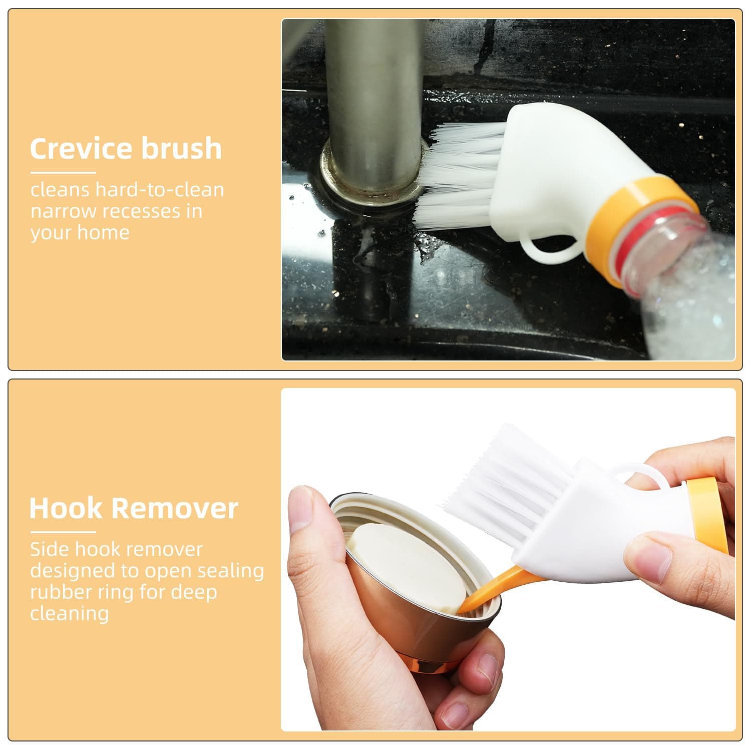 Multi Cleaning Brush Head 1Pc thumbnail 6