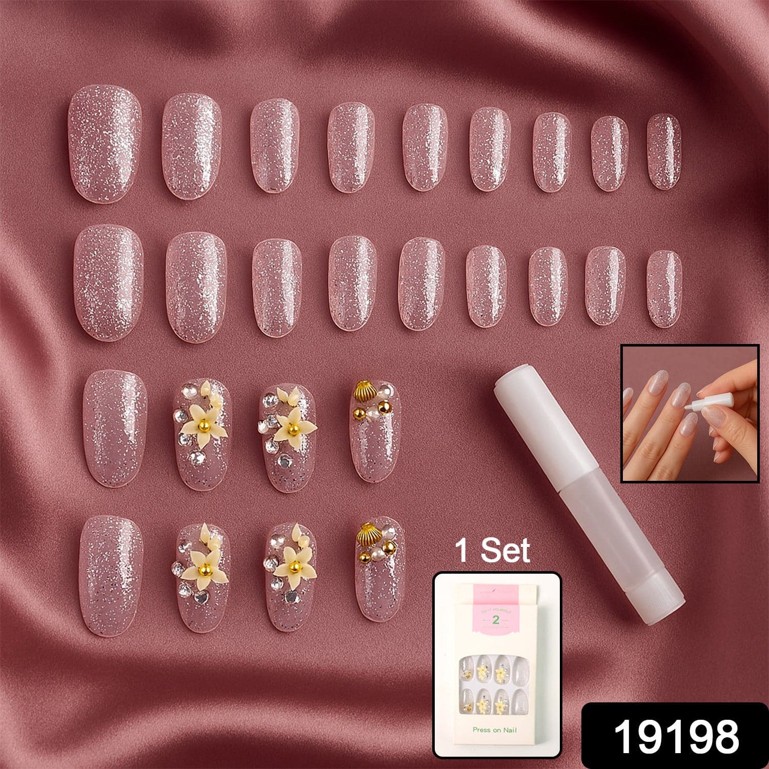 Artificial Nail Tips Set thumbnail 1