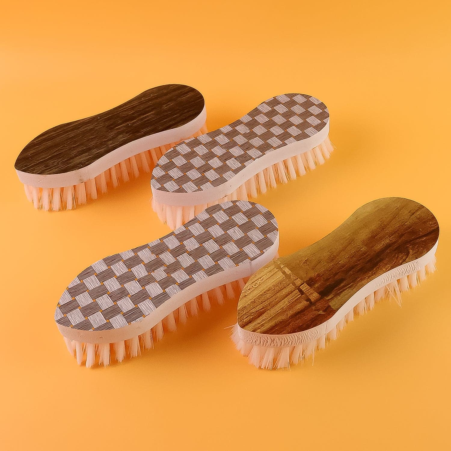 Veepee Ergonomic Curved Laundry Brush Set 4 Pc thumbnail 5