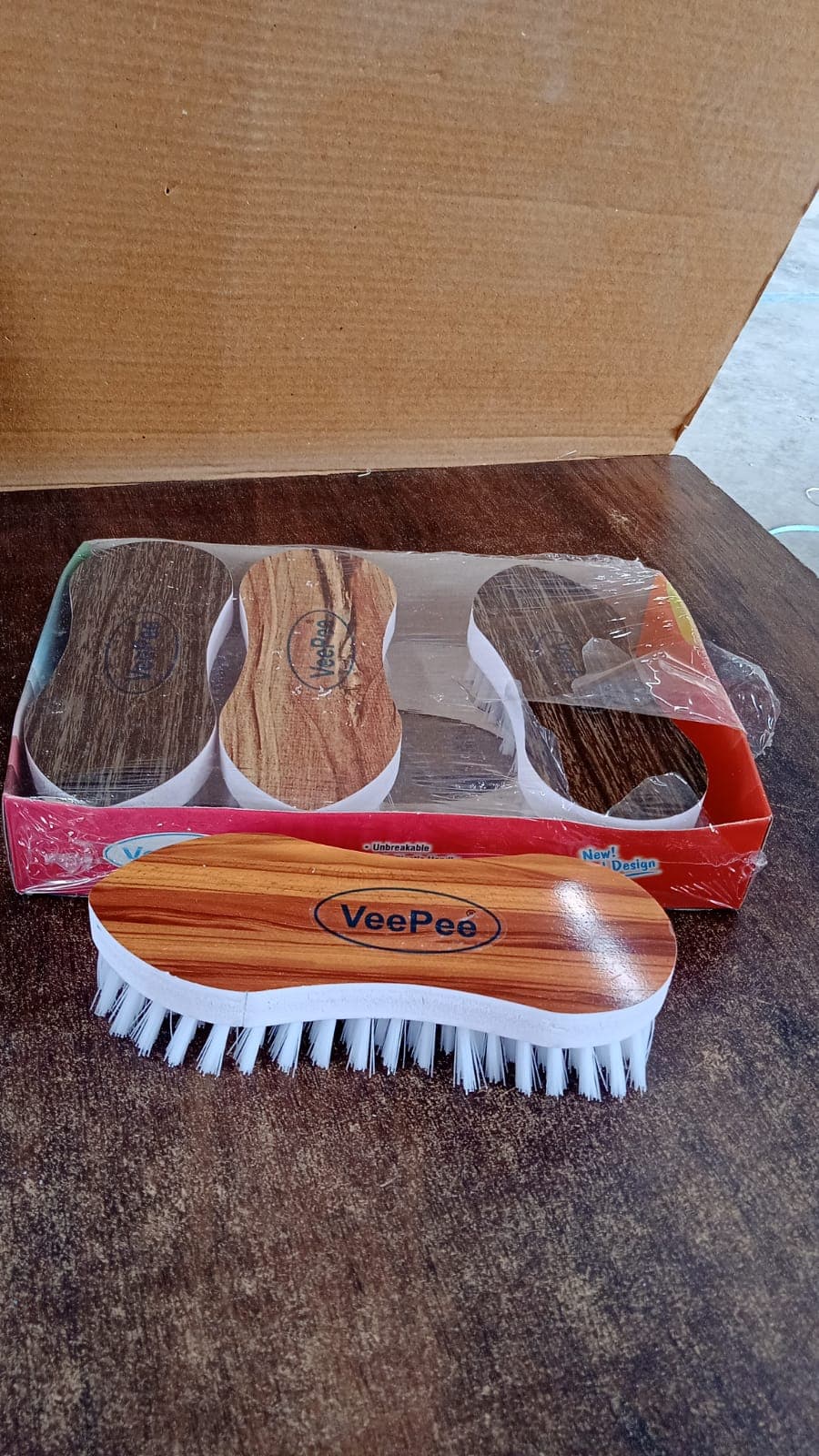 Veepee Ergonomic Curved Laundry Brush Set 4 Pc thumbnail 6