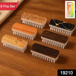 Veepee Heavy Duty Cloth Washing Brush Set 6 Pcs