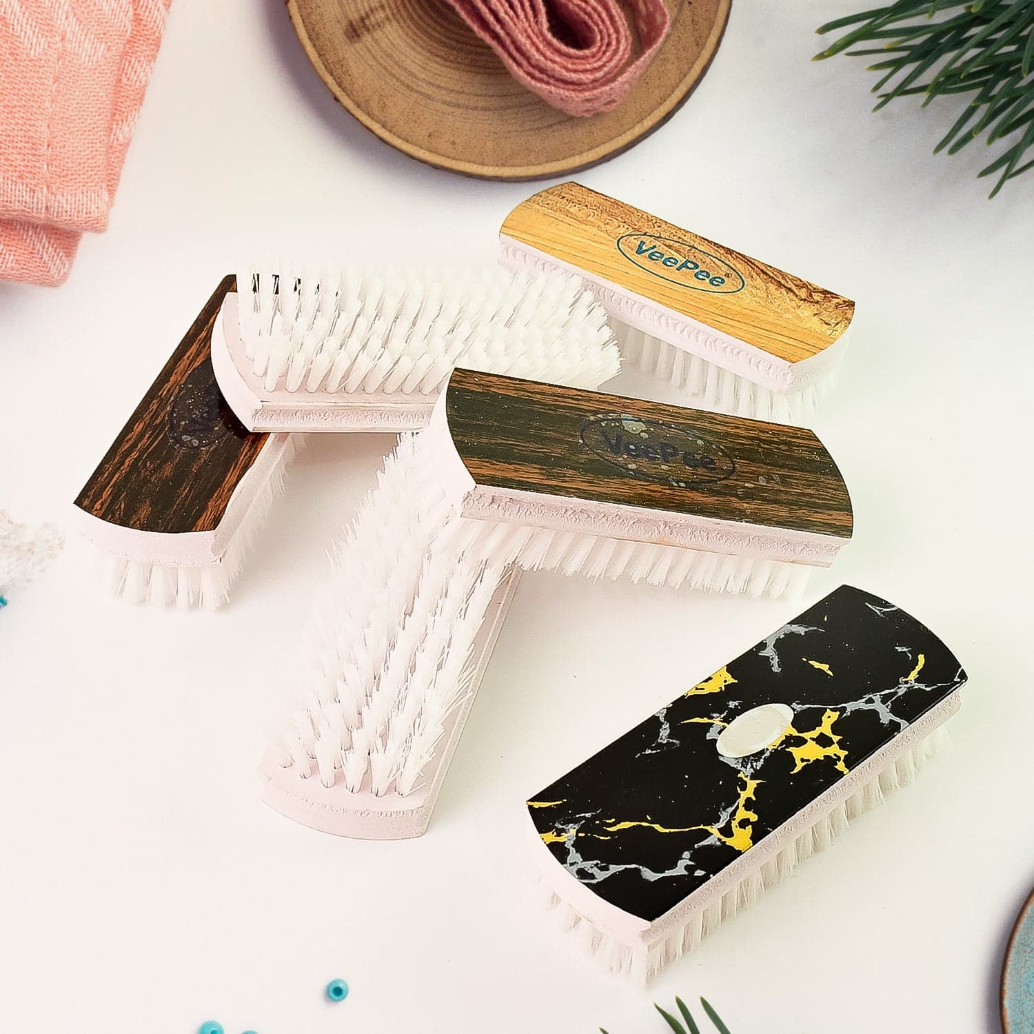 Veepee Heavy Duty Cloth Washing Brush Set 6 Pcs thumbnail 3