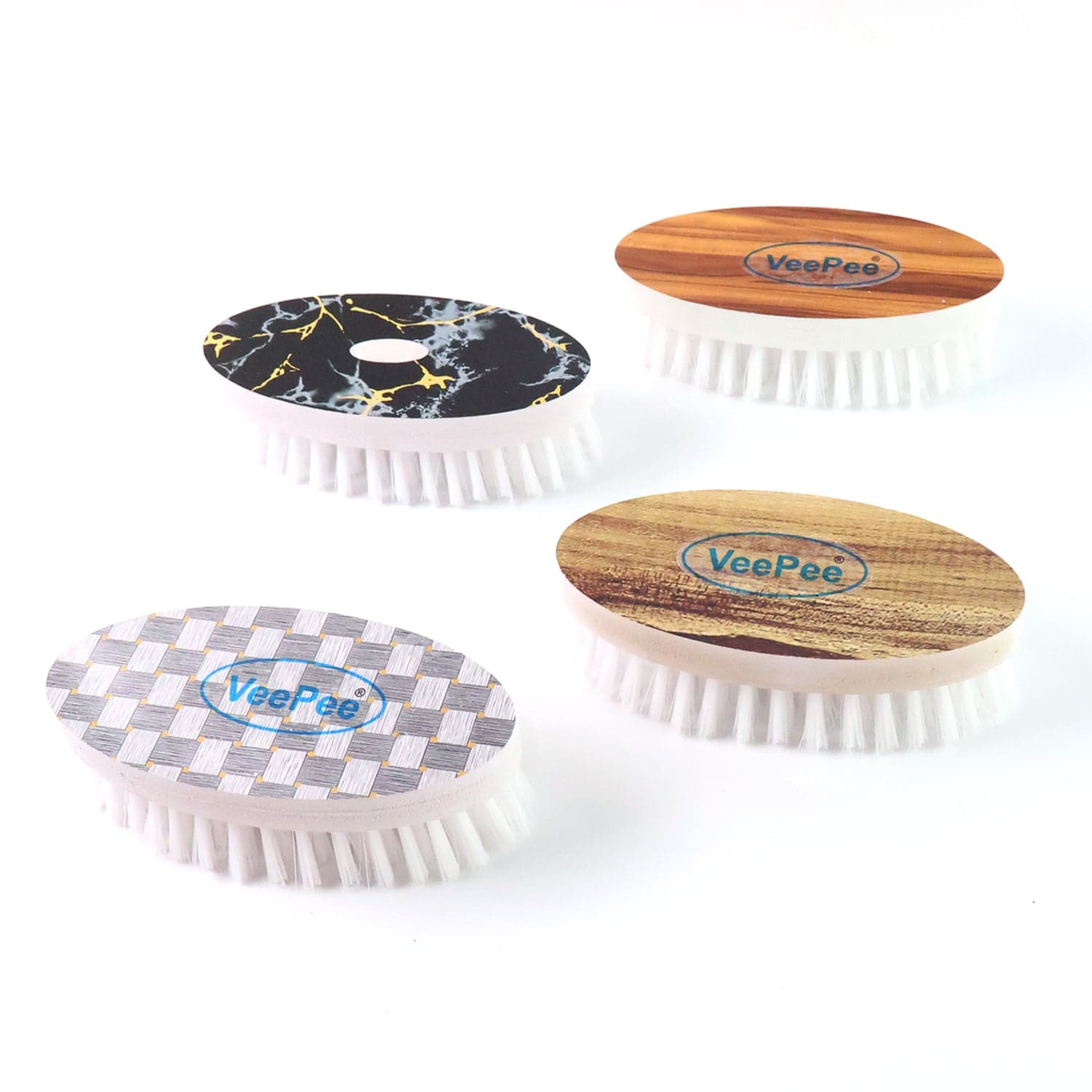 Veepee Oval Cloth Washing Brush Set 4 Pc thumbnail 5