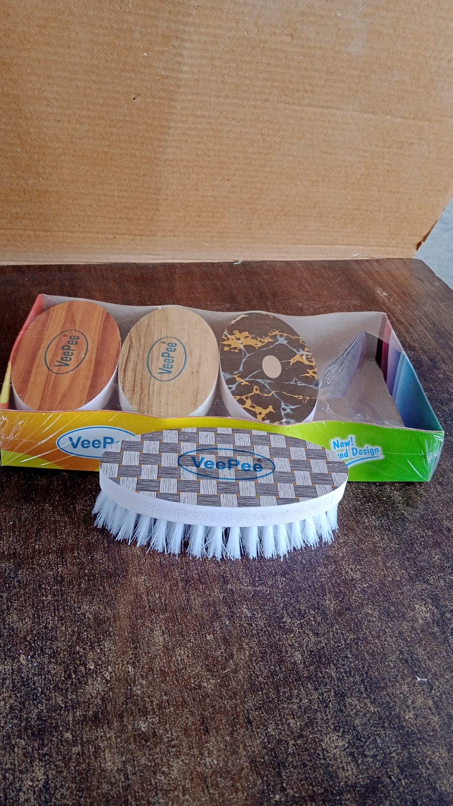Veepee Oval Cloth Washing Brush Set 4 Pc thumbnail 7