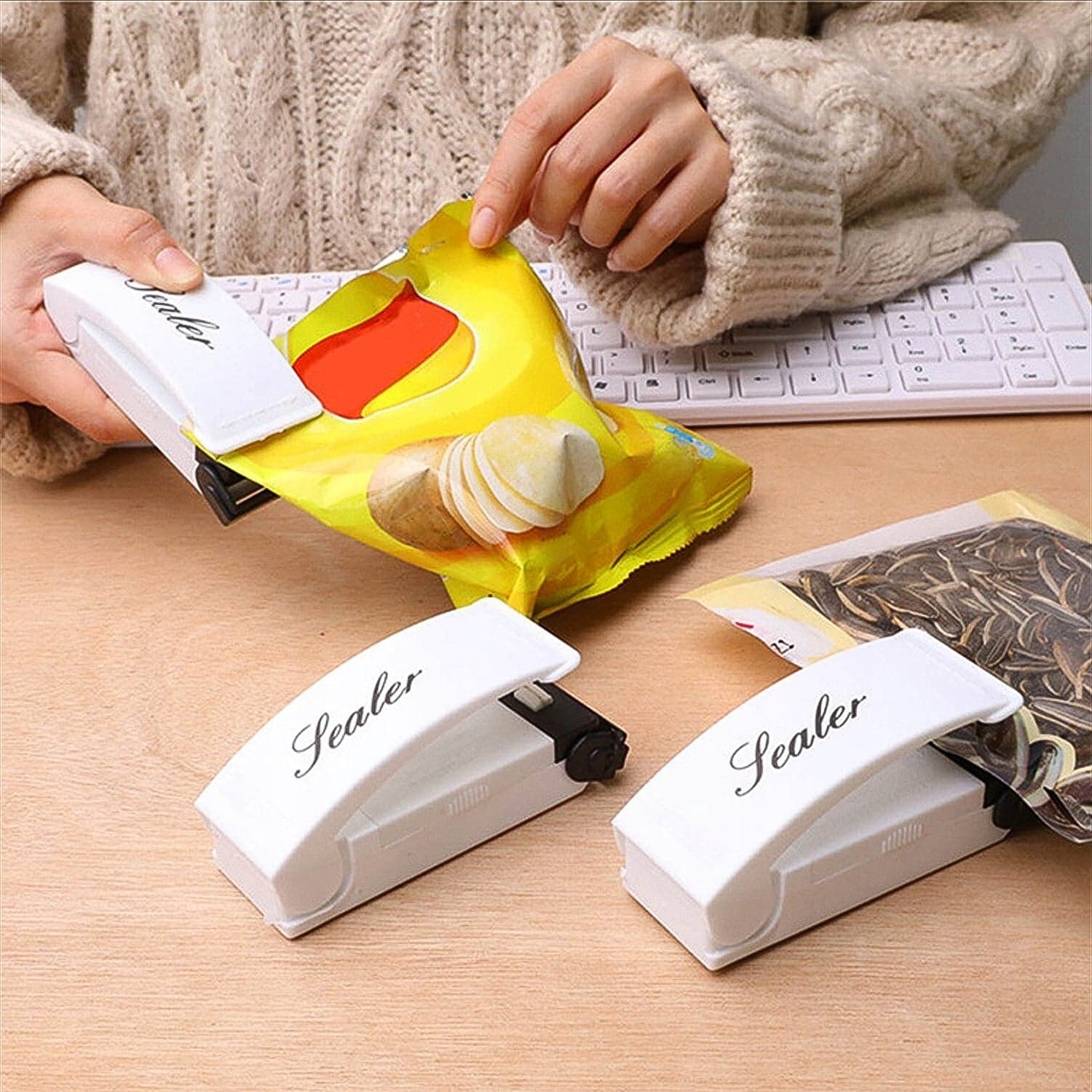 Portable Handheld Plastic Bag Sealer Machine 1 Pc thumbnail 10