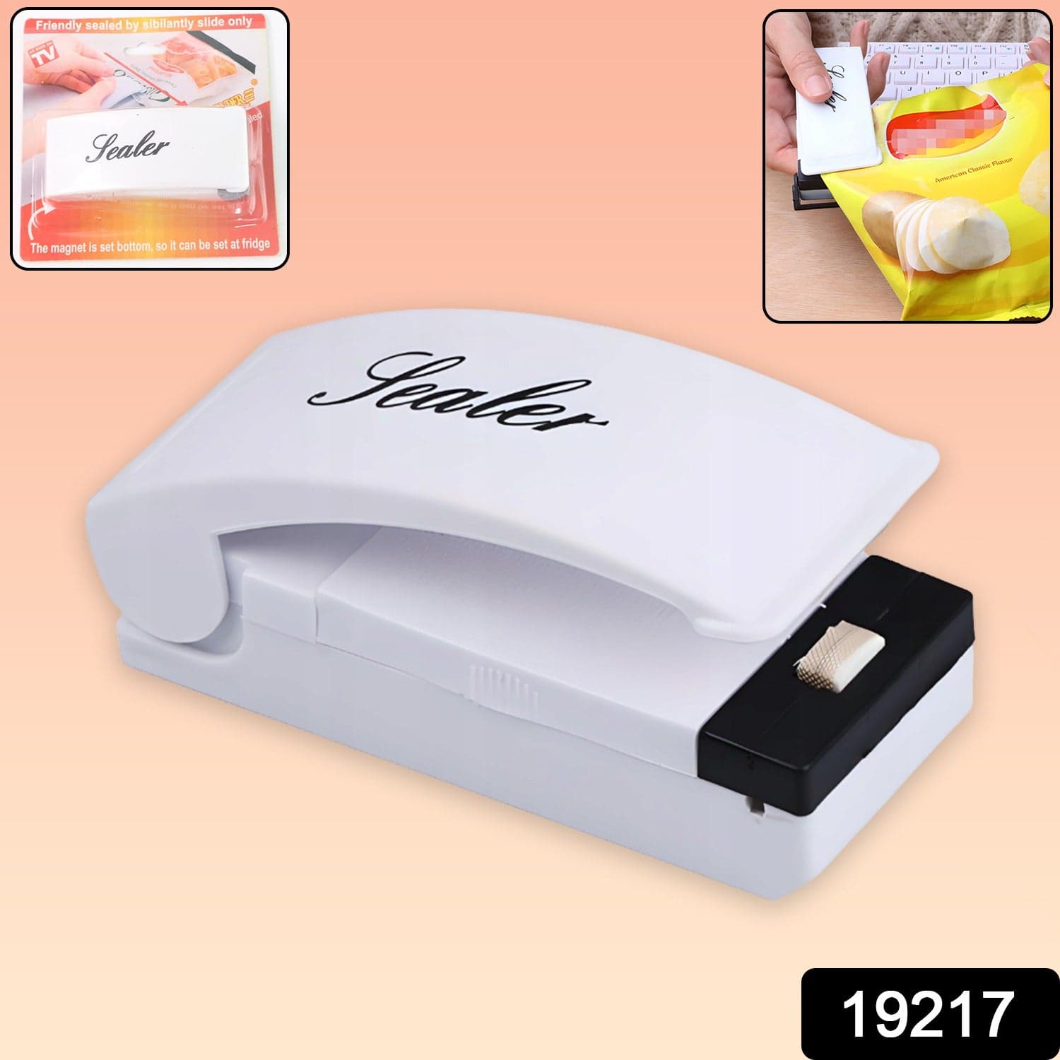 Portable Handheld Plastic Bag Sealer Machine 1 Pc thumbnail 1