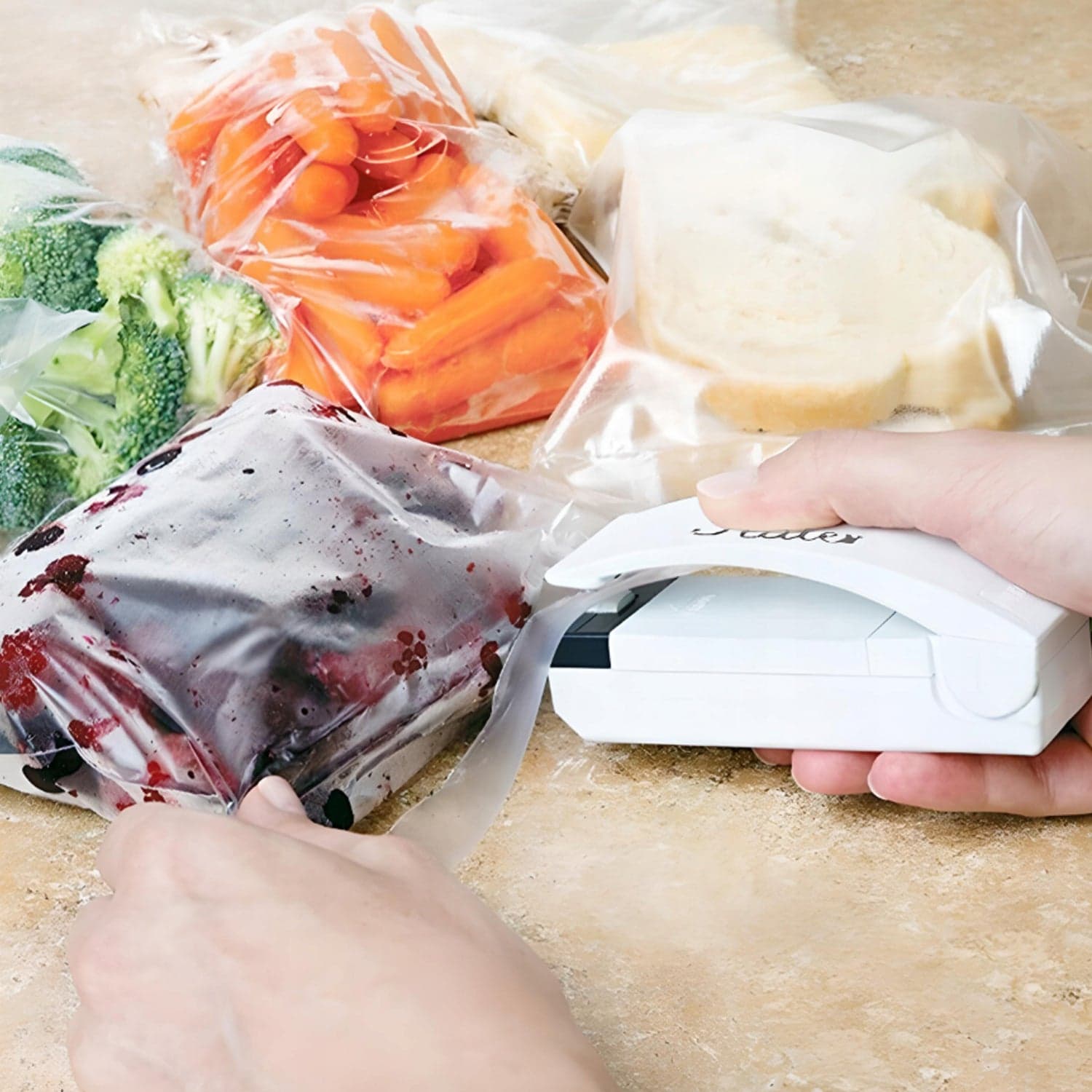 Portable Handheld Plastic Bag Sealer Machine 1 Pc thumbnail 5