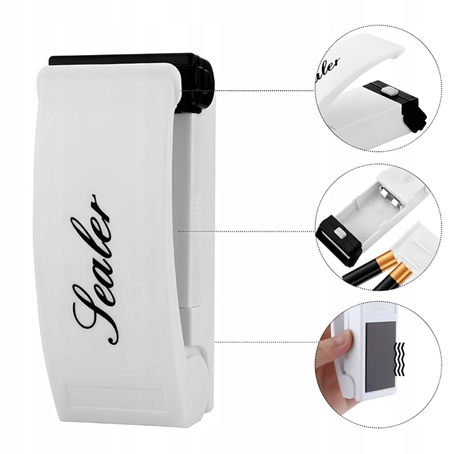 Portable Handheld Plastic Bag Sealer Machine 1 Pc thumbnail 8