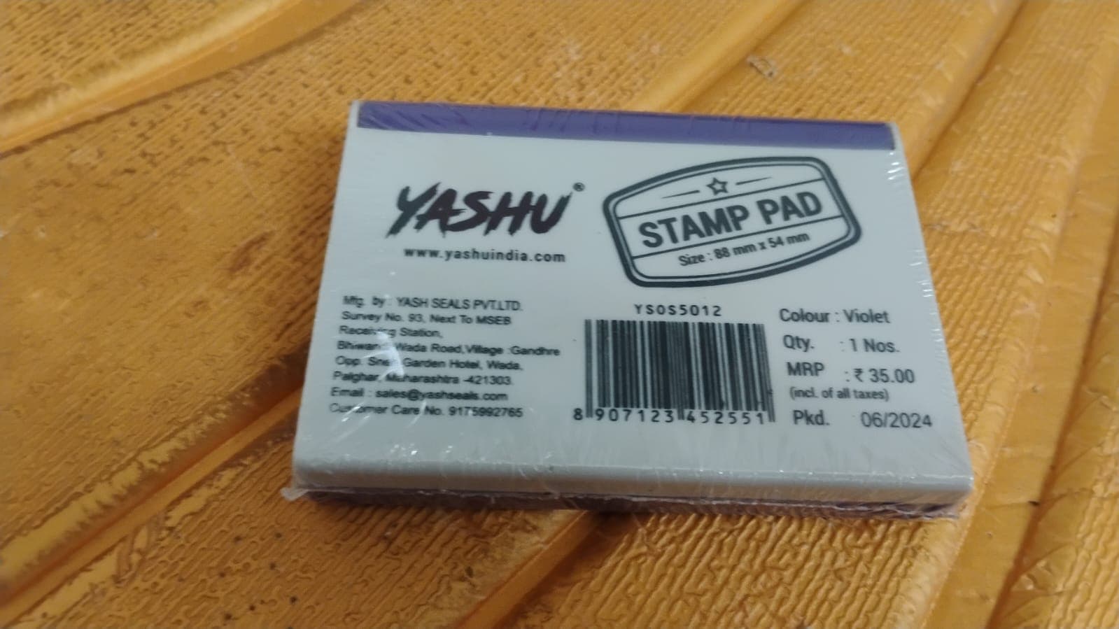 Yashu Plastic Stamp Pad 1Pc thumbnail 6