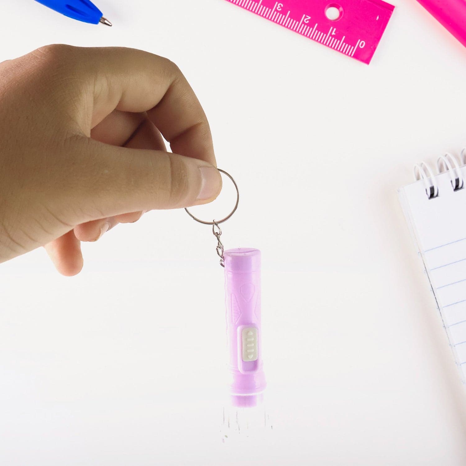 Mini Led Flashlight Keychain Torch Mix Color 1 Pc thumbnail 5
