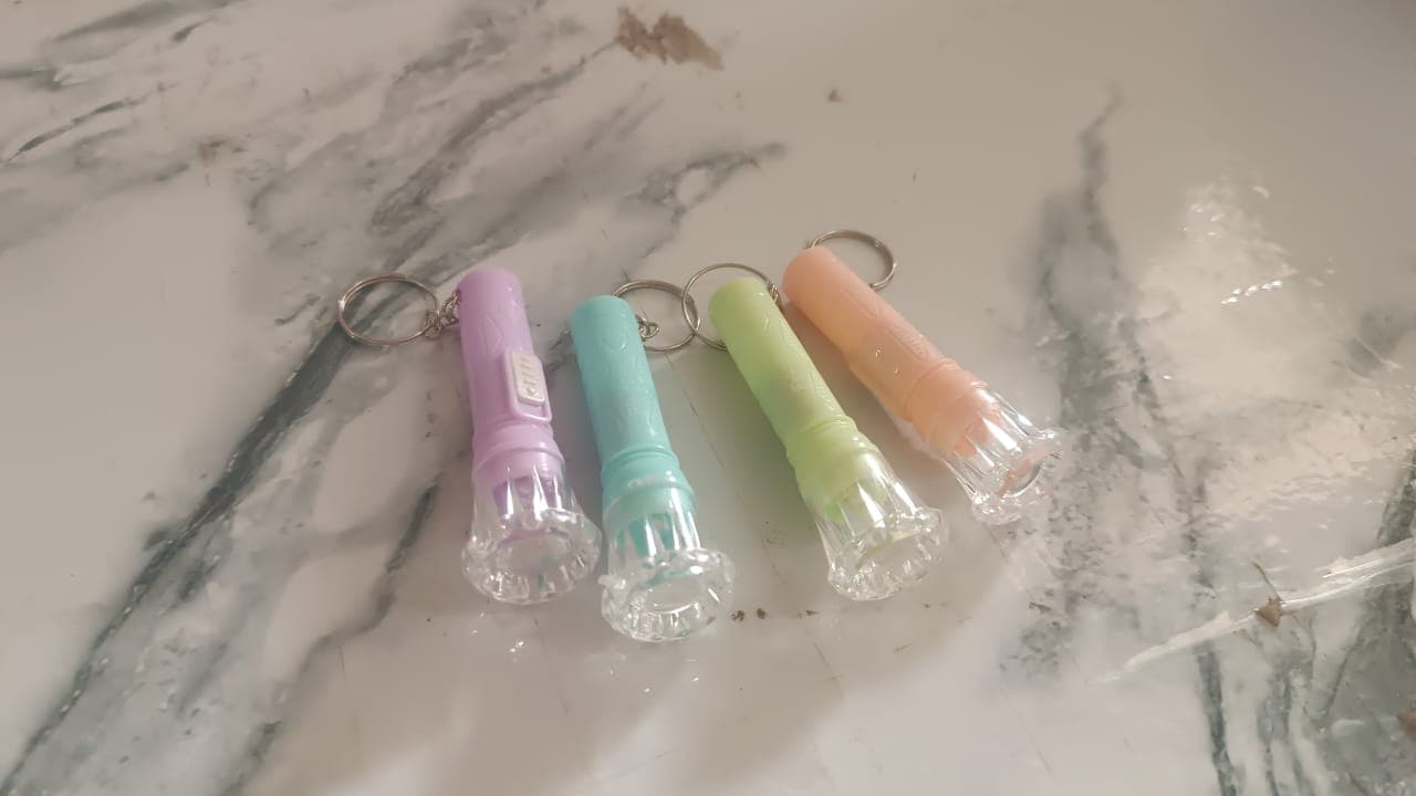 Mini Led Flashlight Keychain Torch Mix Color 1 Pc thumbnail 6