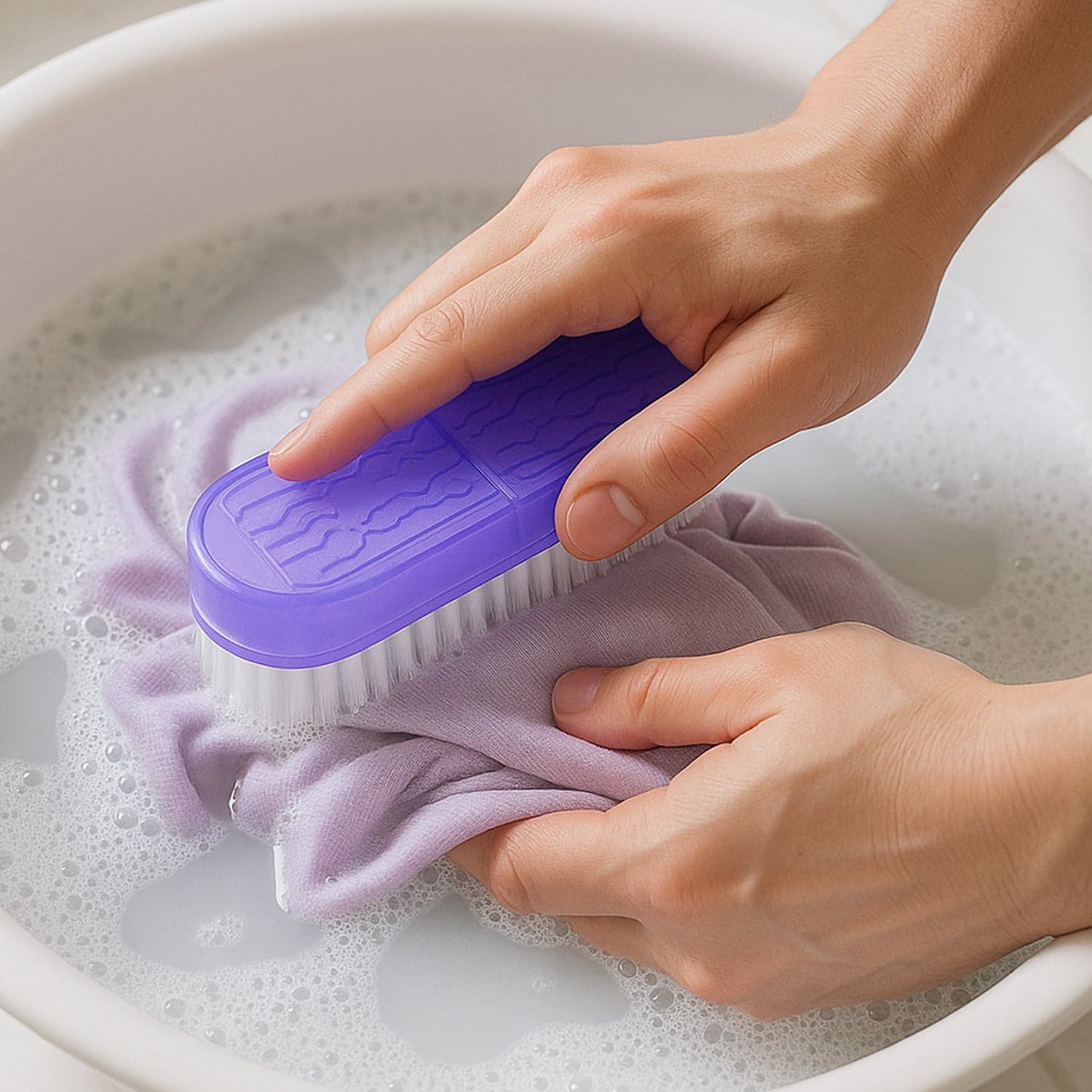 Multipurpose Plastic Handle Laundry Brush 1 Pc thumbnail 2