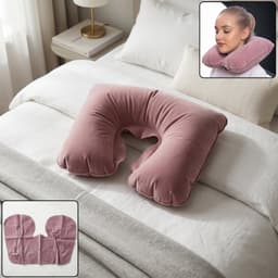 U-Shaped Travel Neck Pillow the Ergonomic Soft Foam Support for Comfort