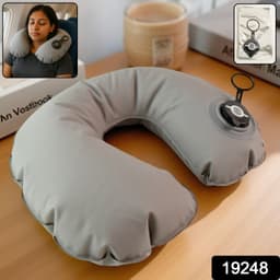 Premium Quality Inflatable Travel Neck Pillow 1 Pc 1