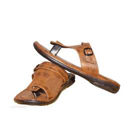 LifeoO--Stylish Men's Syntethic Leather Flipflops