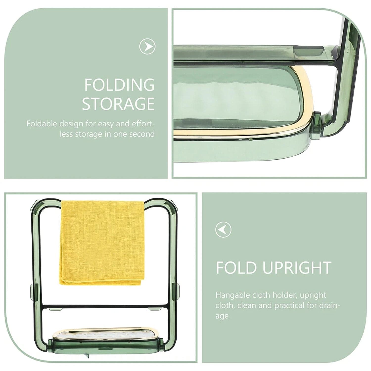 2In1 Towel Hanger N Soap Stand 1Pc thumbnail 3