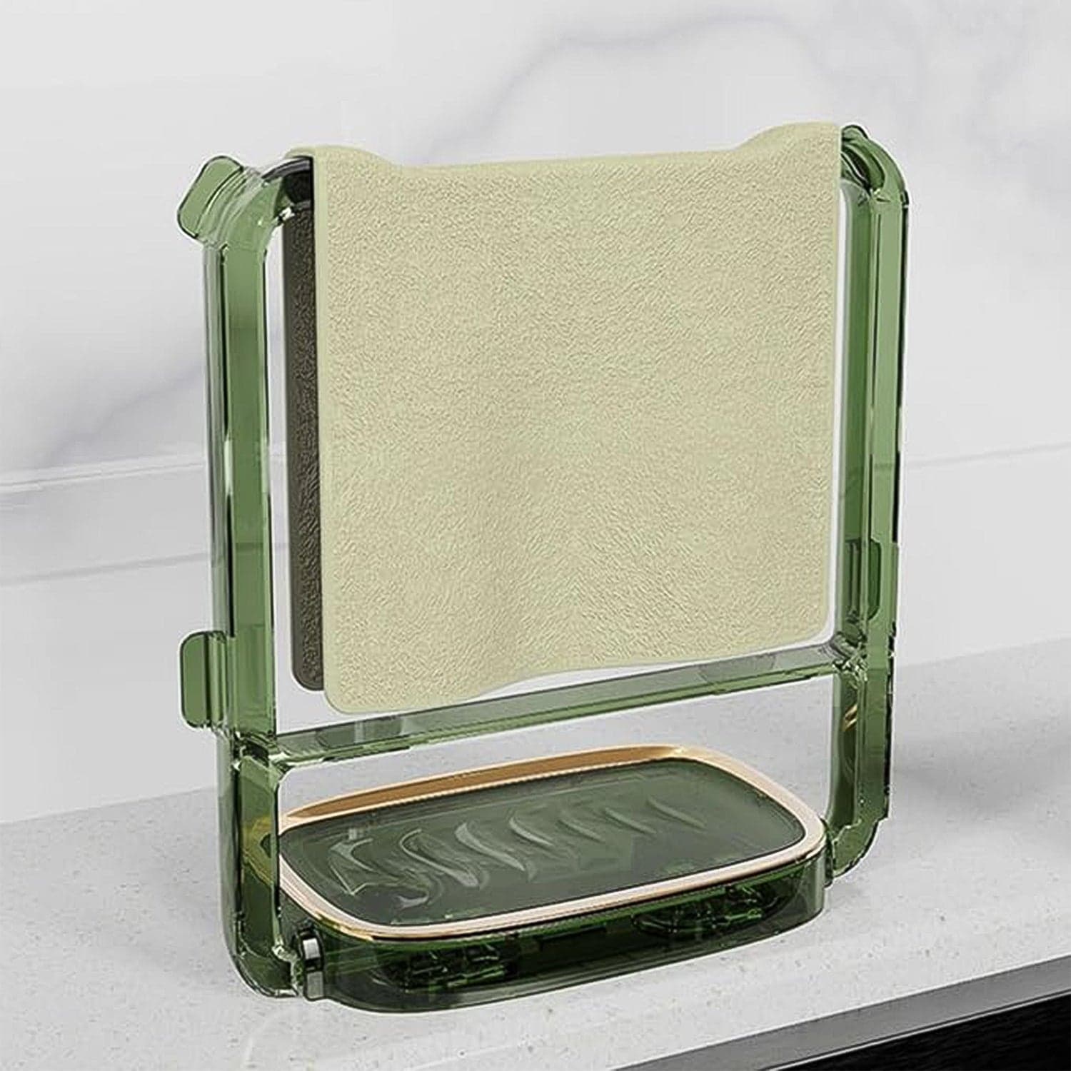2In1 Towel Hanger N Soap Stand 1Pc thumbnail 7