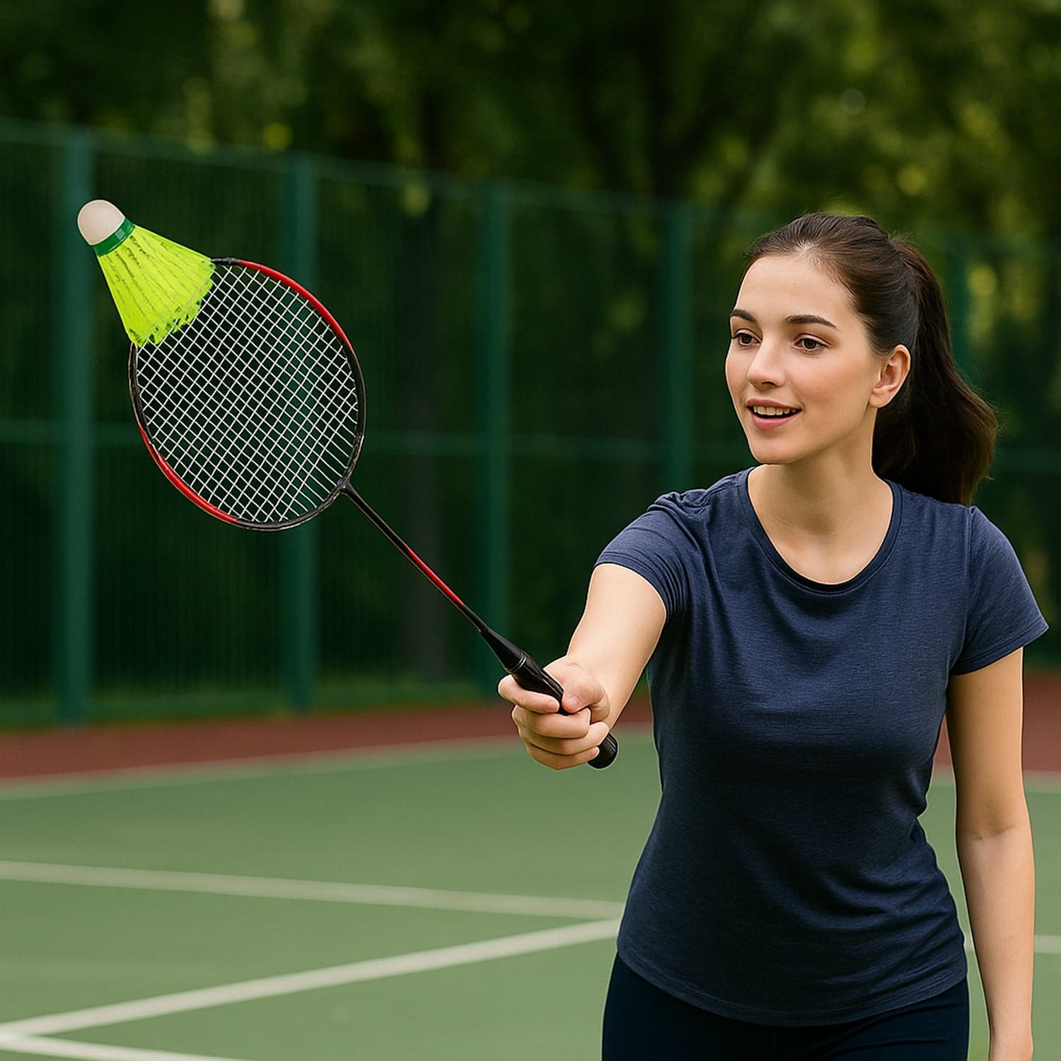 Premium Plastic Badminton Shuttlecock Set 10 Pcs thumbnail 3