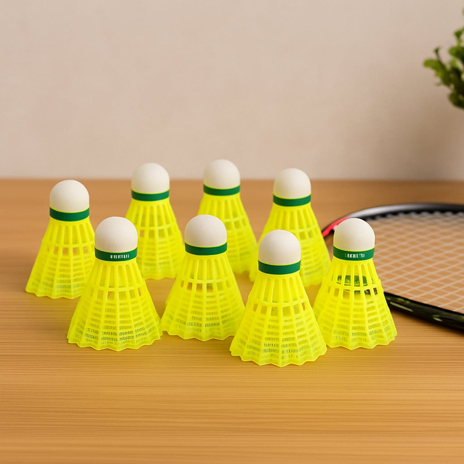 Premium Plastic Badminton Shuttlecock Set 10 Pcs thumbnail 6